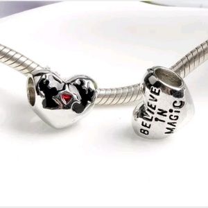 Mickey and minnie charm bracelet